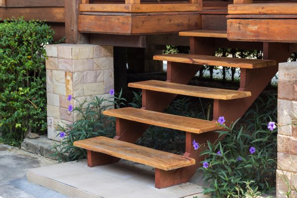 Outdoor Steps Construction