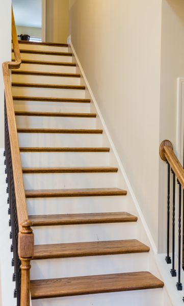 Wood Stair Treads Installation