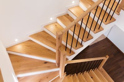 Maple Stairs Installation