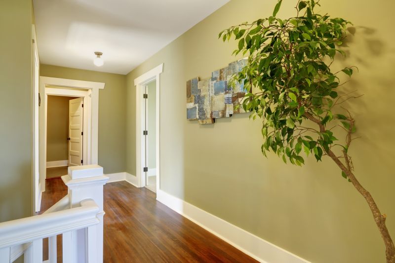 Maple Stairs with Holiday Decor